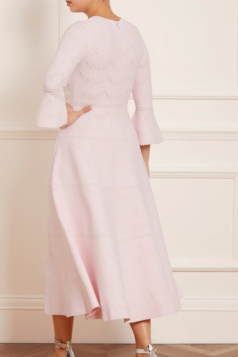 Pretty Pointelle Knit Ankle Gown